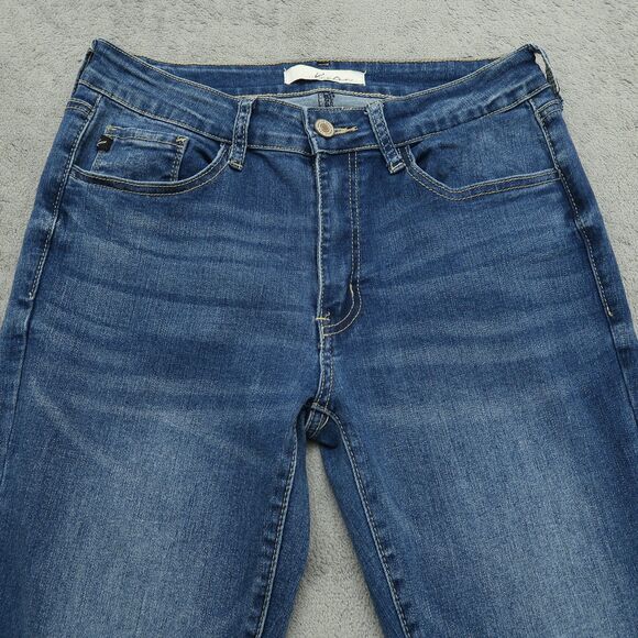 KanCan Jeans Junior's Size 9/28 Blue Mid-Rise Skinny Denim 29" Inseam Stretch - Picture 12 of 16